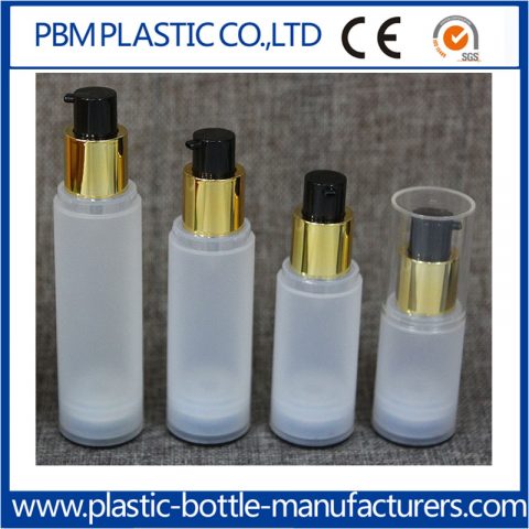 15ml 20ml 30ml 40ml 50ml Frosted Vacuum Plastic Lotion Bottle